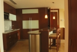 loft one befdroom kitchen