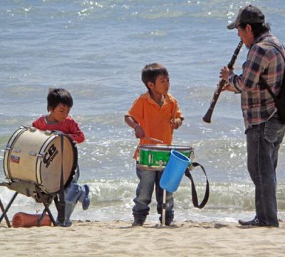 music on sayulita beach