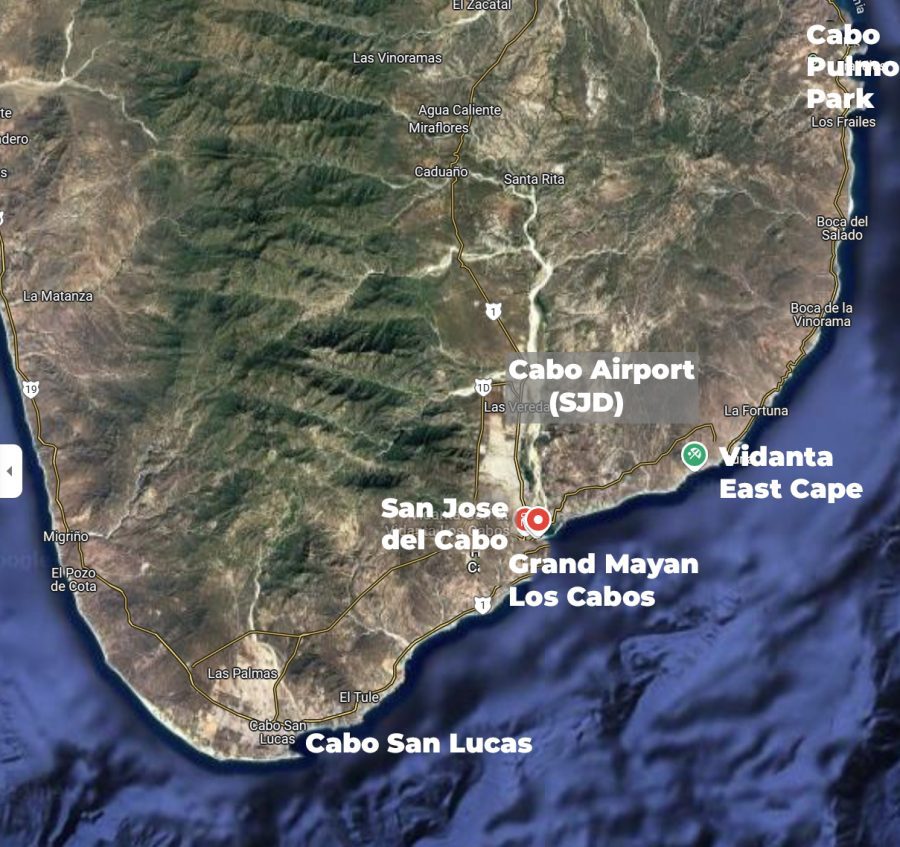 cabo east cape map