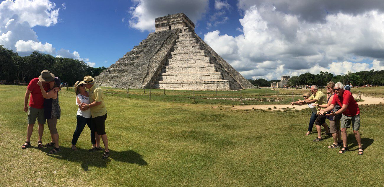 chichen itza panorama trick