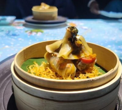 japanese course with gyoza