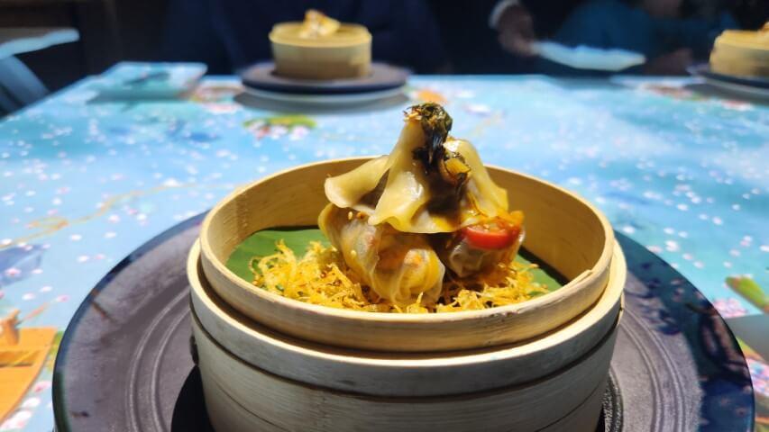 japanese course with gyoza