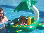 kids at mayan waterpark