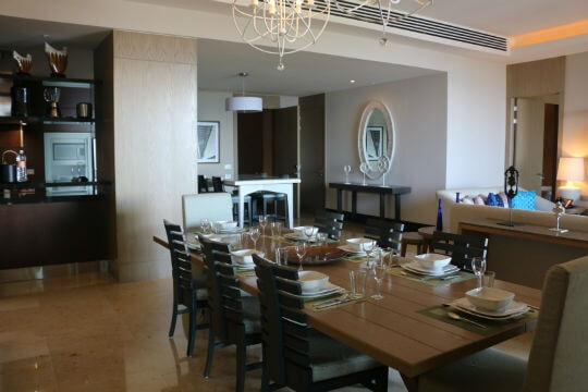 Spa tower dining