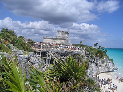 Tulum mayan ruin